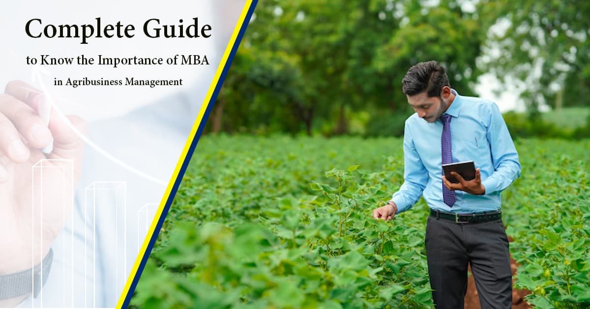 Complete Guide to Know the Importance of MBA in Agribusiness Management