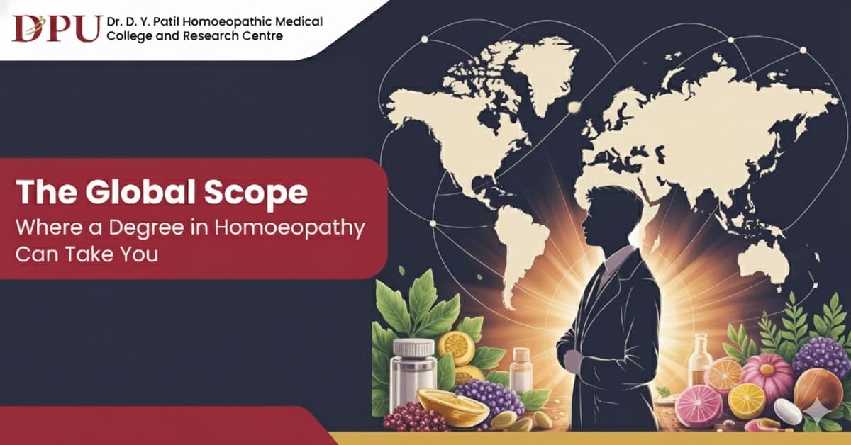 The Global Scope: Where a Degree in Homoeopathy Can Take You