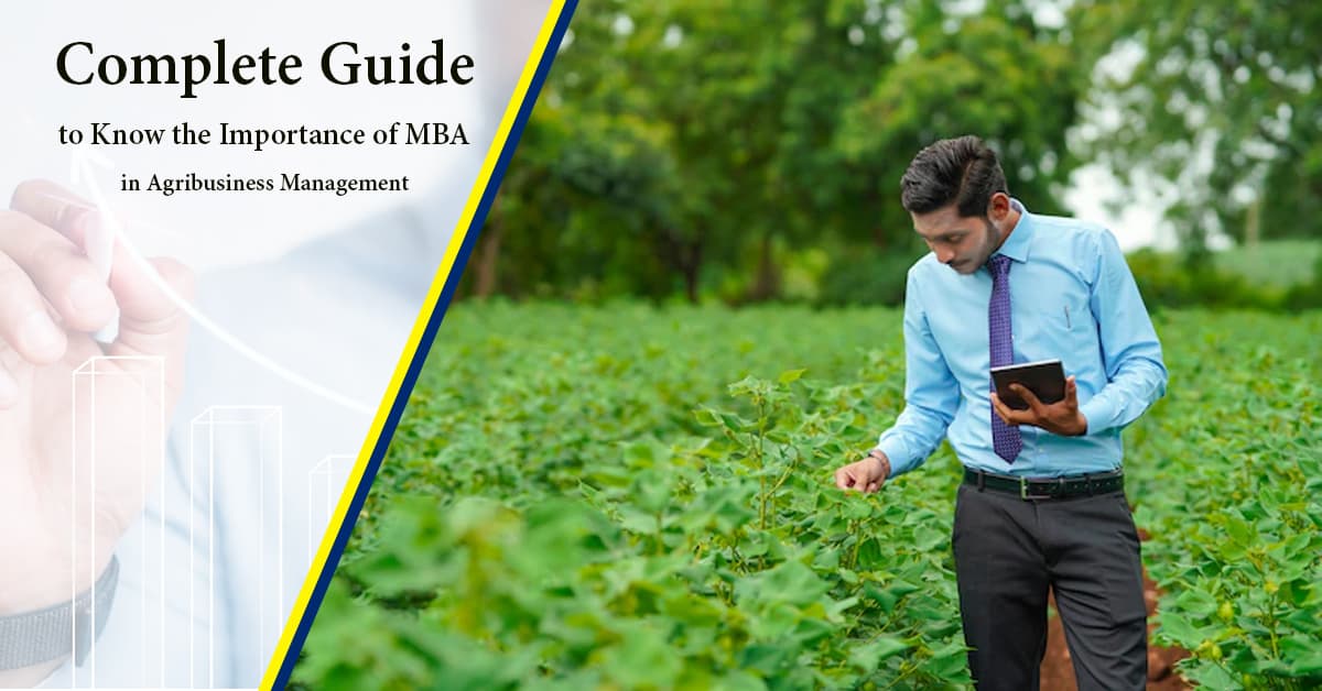 Complete Guide to Know the Importance of MBA in Agribusiness Management