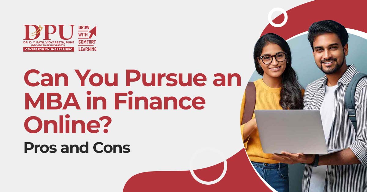 Can You Pursue an MBA in Finance Online? Pros and Cons