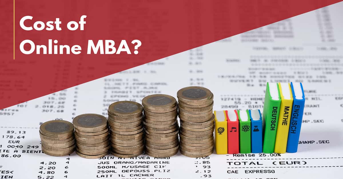 What is the cost of Online MBA programme?