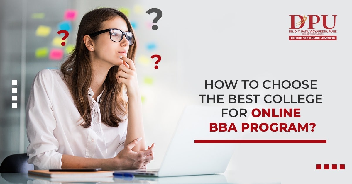 How to Choose the Best College for Online BBA Program